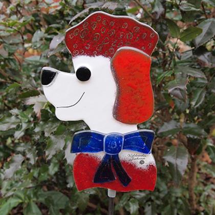 Gartenstecker "Pudel"