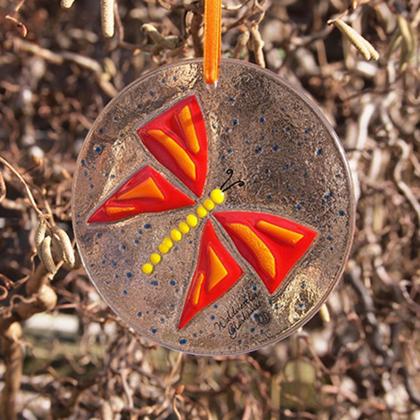 Dekohänger "Schmetterling" rot