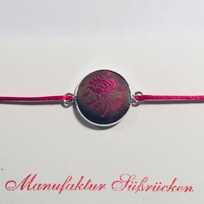 Armband rosa Blume