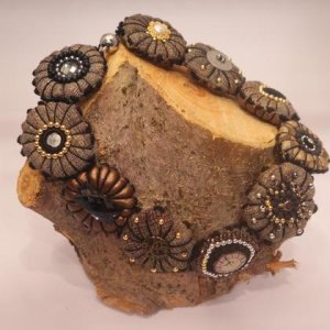 Textiljuwelen „Winterzeit“