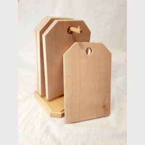 Jausenbretter mit Holzständer