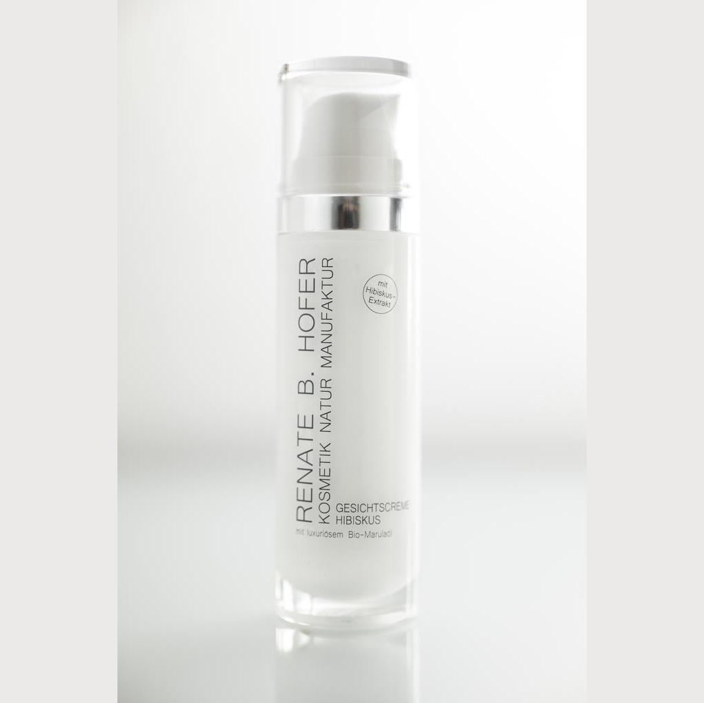 Gesichtscreme mit Hibiskusblütenextrakt