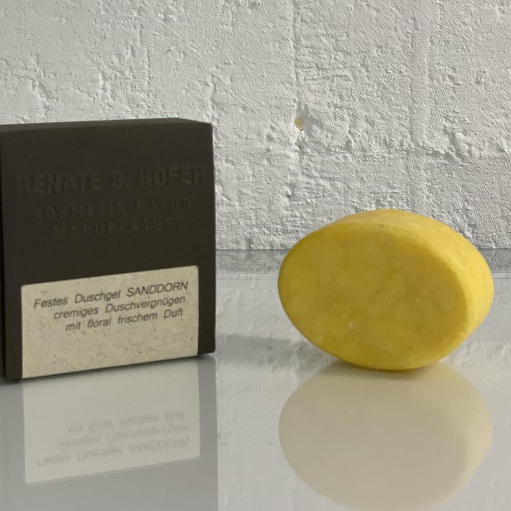 Festes Duschgel Sanddorn