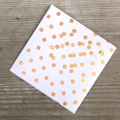 Kuvert bedruckt mit Briefchen aus Vintage Papier