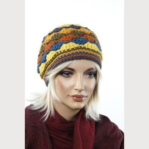 Haube – „Eva“ – Herbstfarben