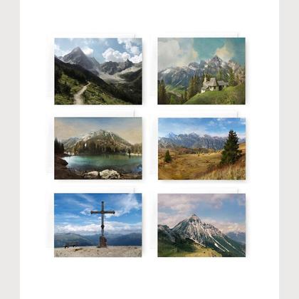 Grußkarten -Set 'Berge' - Image 4
