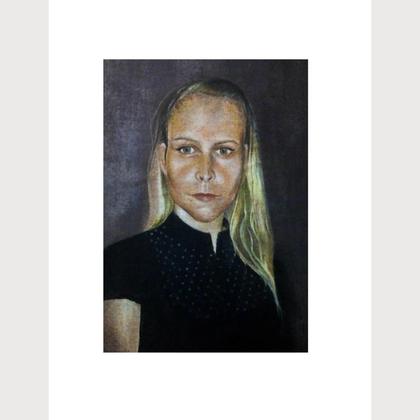 Portrait Acryl auf Leinwand (30x40cm) - Image 4