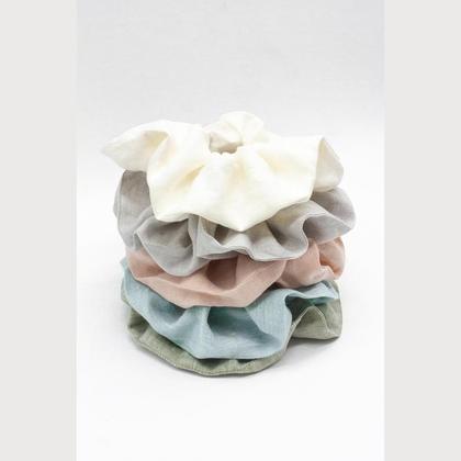 Scrunchie aus Bio Leinen Größe L