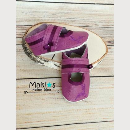 Krabbelschuhe Gr.18/19 Lederpuschen Trachtenschuhe