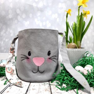 Osterkörbchen Ludwig Langohr mit Namen 17 x 18 cm