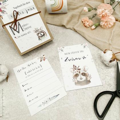 Meilensteine 1. Jahr - BOHO Stil