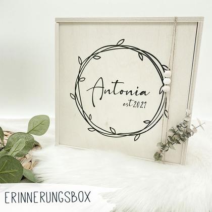 Erinnerungskiste - name.kranz | individuell
