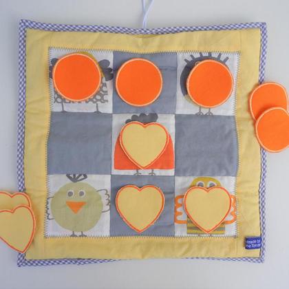 Tic Tac Toe - gelb/Vögel