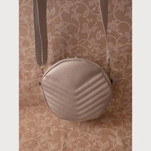 Stylische runde Handtasche