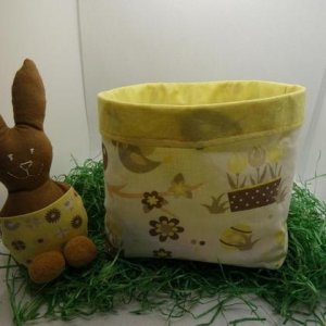 Set Osterhase und Osterkörbchen groß