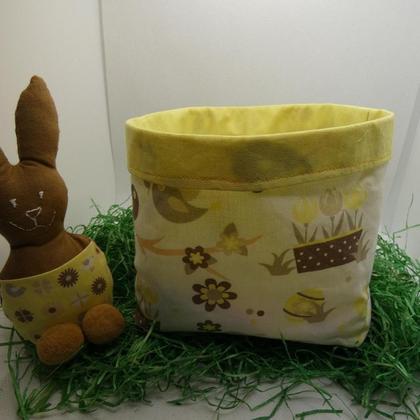 Set Osterhase und Osterkörbchen groß