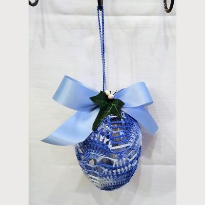 Osterei groß - Blau