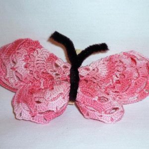 Schmetterling rosa