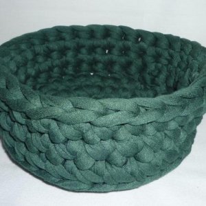 Aufbewahrungskörbchen klein- dunkelgrün