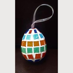 Osterei Mosaik klein