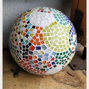 Mosaik Kugel 20 cm
