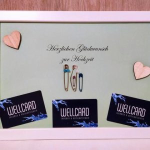 Geschenkerahmen zur Hochzeit