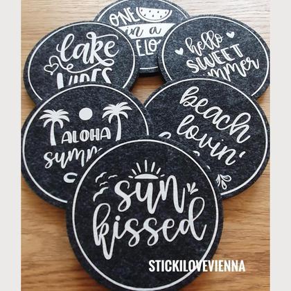 Untersetzer Set Summervibes