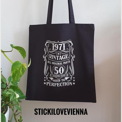 Stofftasche 50er Geburtstag