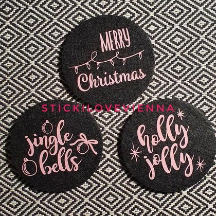 Weihnachts Untersetzer Set Rosa - Image 3