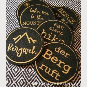 Untersetzer Set Der Berg ruft