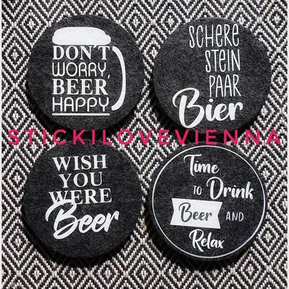 Untersetzer Set Bier