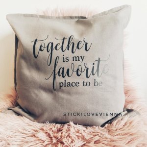 Kissenhülle together