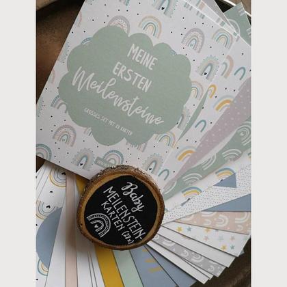 Babys erste Meilensteine - Set mit 28 fröhlichen Karten (für Mädchen und Jungs) - Image 3