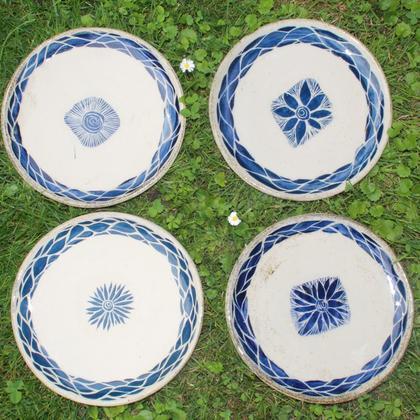 Teller in Scraffitotechnik