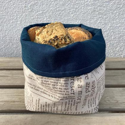 Textil Brotkorb Utensilo aus Stoff "Zeitung"