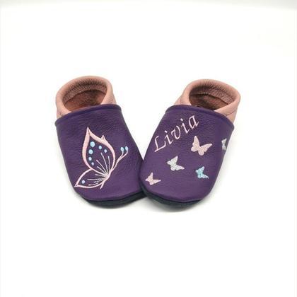 Lederpatscherl Schmetterling spitz