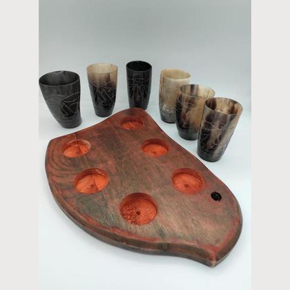 Teller mit sechs Bechern - Image 2