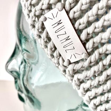 Mütze in hellbeige/blau/beige - Image 2