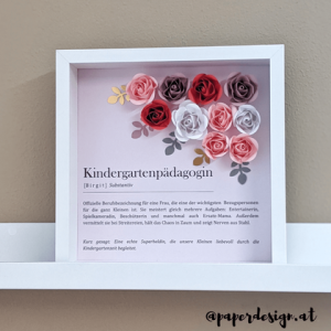 Shadow Box „Kindergartenpädagogin“