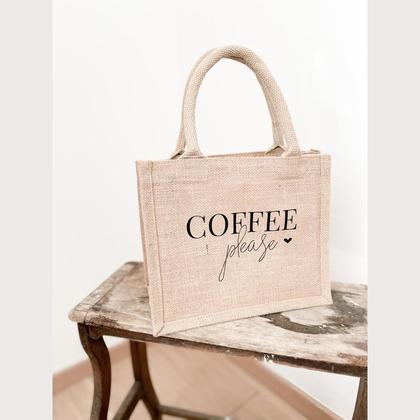 Mini Jute „Coffee please“