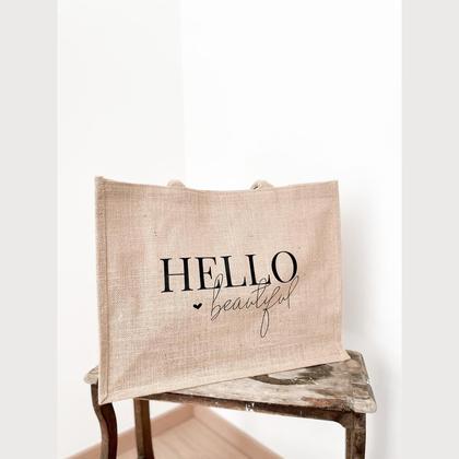 Classic Jute „Hello beautiful“