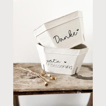 Kartonschachtel „Danke“