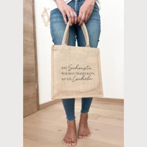 Midi Jute „Lächeln“