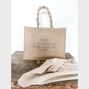Classic Jute „heute ist ein guter Tag“