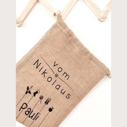 Jutebeutel Nikolaus