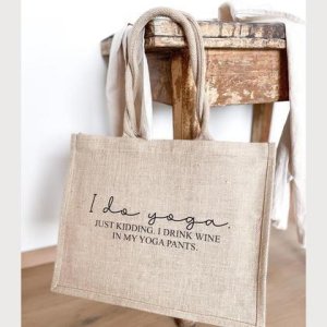 Classic Jute “I do yoga“
