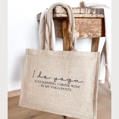 Classic Jute “I do yoga“