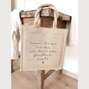 Midi Jute „nimm dir Zeit“