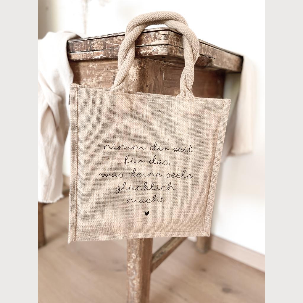 Midi Jute „nimm dir Zeit“