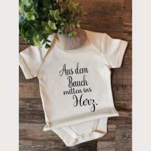Babybody/kurz/Aus dem Bauch mitten ins Herz